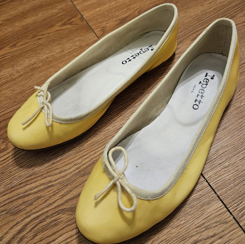 Repetto Women's Yellow Ballet Flats 37
